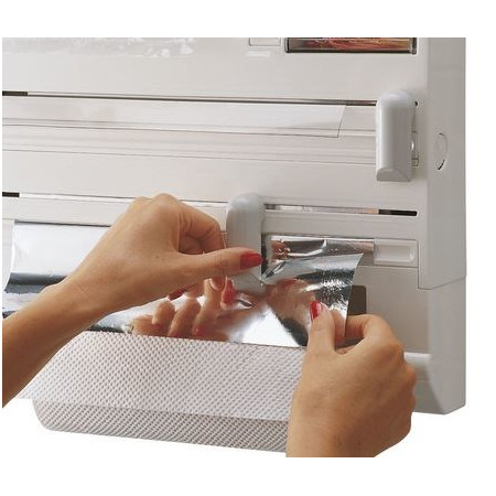 Leifheit 25723 popierinių rankšluosčių laikiklis Sieninis Balta