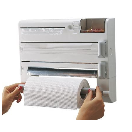 Leifheit 25723 popierinių rankšluosčių laikiklis Sieninis Balta