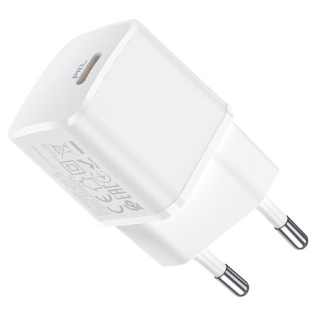 Hoco N10 20W USB-C įkroviklis Baltas