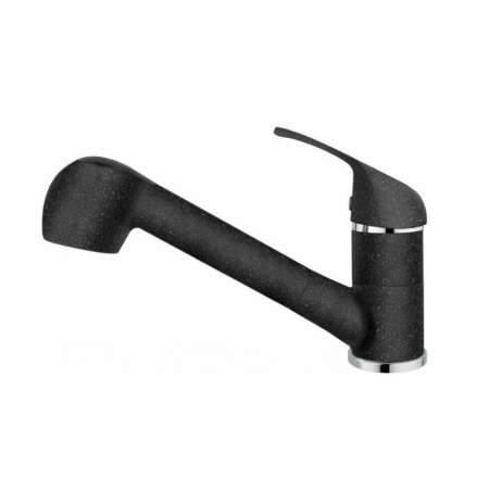 Pyramis Fido juodas taškuotas virtuvės maišytuvas