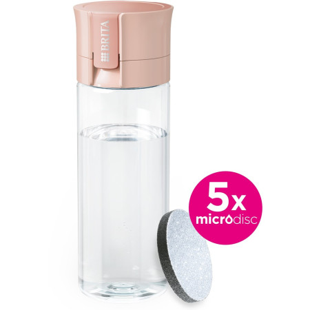 Brita Vital Filtruojantis butelis 0,6 l Pastelinė persikų