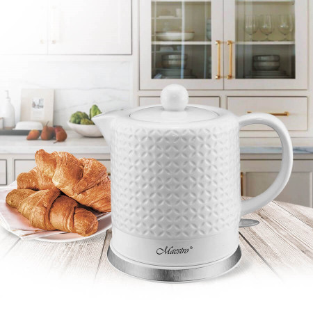 Maestro MR067 elektrinis virdulys 1,2 L 1200 W Balta