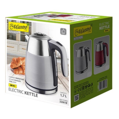 Maestro MR-051 elektrinis virdulys 1,7 L pilkas