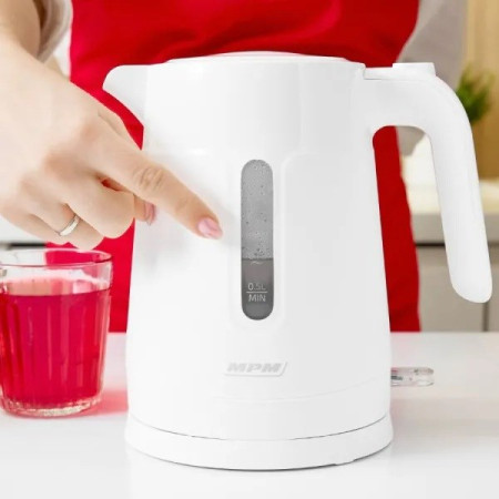 MPM MCZ-119 elektrinis virdulys 1 L 2200 W balta