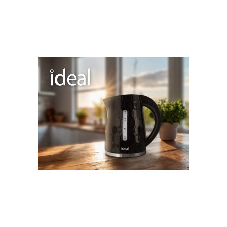 IDEAL elektrinis virdulys 1,8 l, 1500 W, blizgi juoda