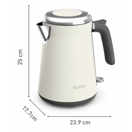 Tefal Collection KI666AE0 elektrinis virdulys, 1,7 L, 2400 W, dramblio kaulo