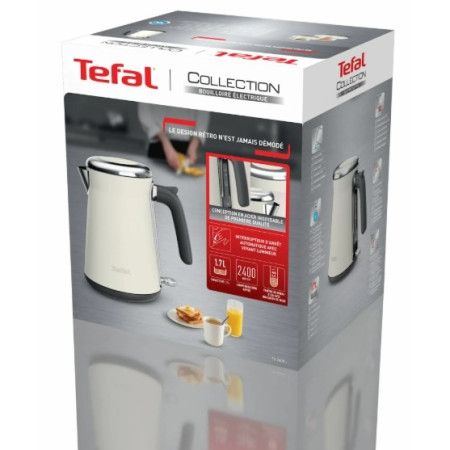 Tefal Collection KI666AE0 elektrinis virdulys, 1,7 L, 2400 W, dramblio kaulo