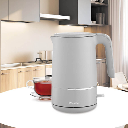 Maestro MR-037 elektrinis virdulys 1,7 L 1800 W Pilka