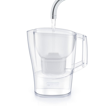 Brita Aluna 2,4l ąsotis + 2 Maxtra kasetės (balta)