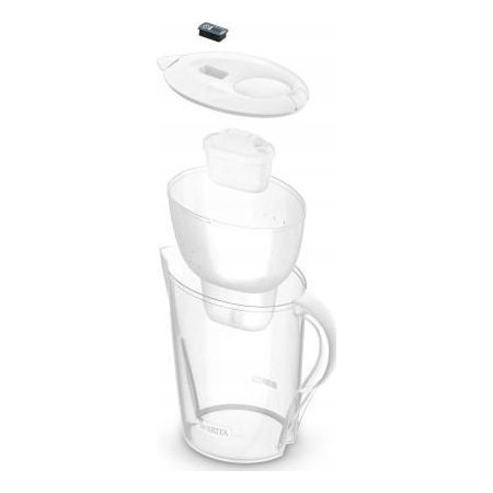 Brita Marella XL ąsotis + 4 Maxtra kasetės (baltos spalvos)
