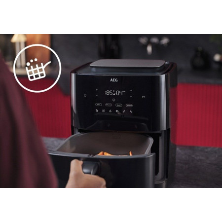 AEG AAF7SB Karšto Oro Gruzdintuvė 6,9 l Juoda