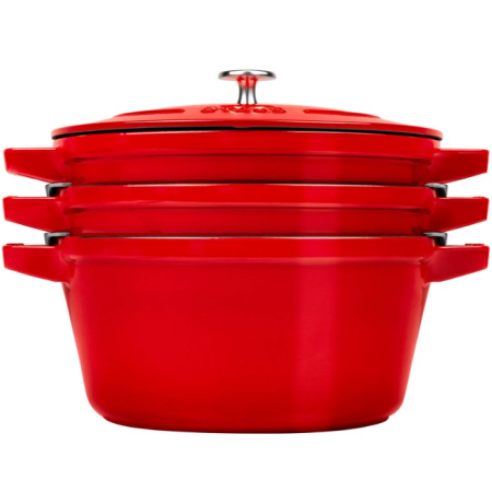 Staub La Cocotte Turas Ketus Kepimo indas orkaitei - 3 dalių rinkinys