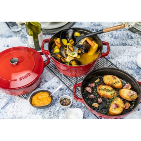 Staub La Cocotte Turas Ketus Kepimo indas orkaitei - 3 dalių rinkinys