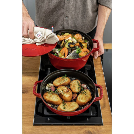 Staub La Cocotte Turas Ketus Kepimo indas orkaitei - 3 dalių rinkinys