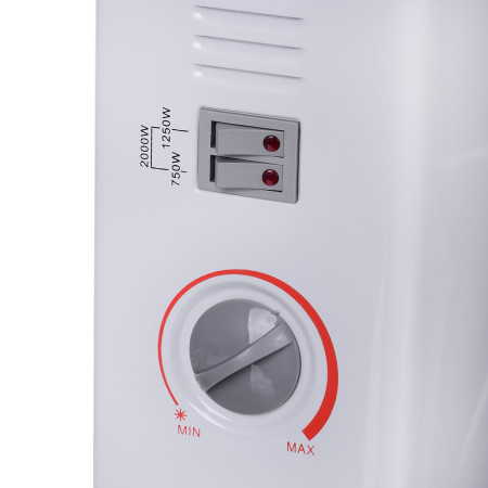 Ravanson CH-2000M elektrinis patalpų šildytuvas Balta 2000 W Radiatorius