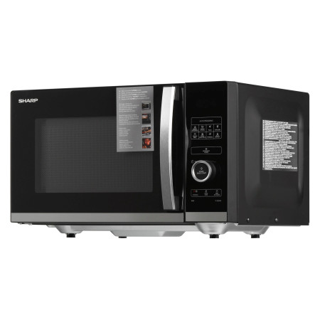 Sharp YC-QS254AE-B mikrobangų krosnelė 25 L 900 W Juoda