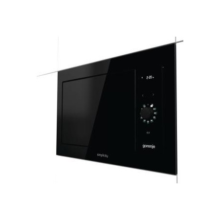 Gorenje BM235G1SYB juoda įmontuojama mikrobangų krosnelė