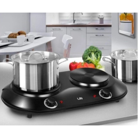 LIN LE-25P2N 2 degiklių elektrinė viryklė 2500 W