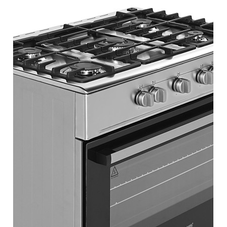 Ravanson KWGE-K90A Cheff (inox) Dujinė ir elektrinė viryklė