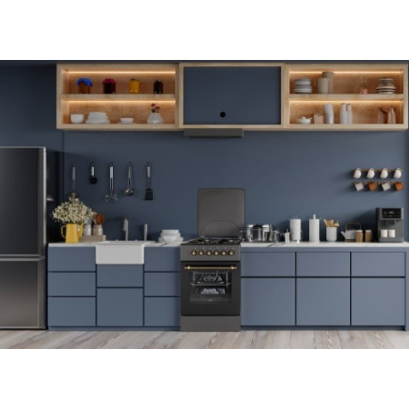 MPM MPM-56-KRM-13 Dujinė / elektrinė viryklė Juoda