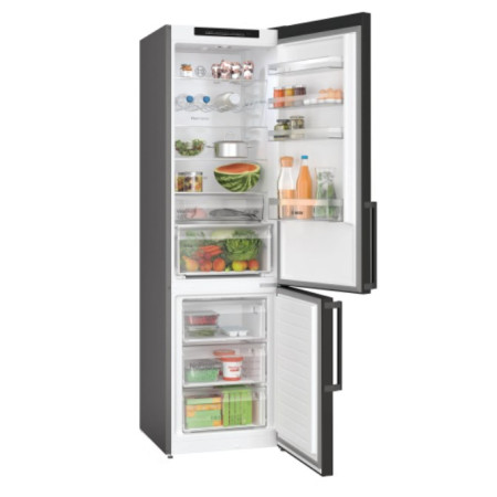 Bosch Serie 4 KGN39VXBT šaldytuvas-šaldiklis 363 L Dark Inox