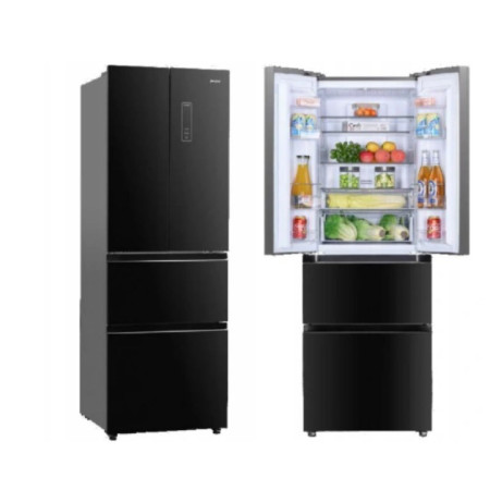 Sam Cook prancūziškų durų šaldytuvas-šaldiklis 351 l E juodas