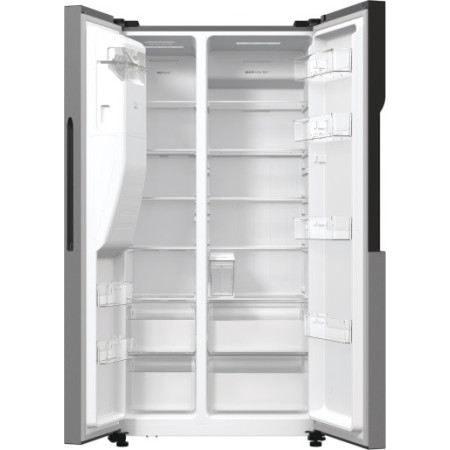 Gorenje NRR9185ESXL dviduris šaldytuvas-šaldiklis, 550 L, sidabras