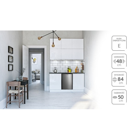 MPM Šaldytuvas-šaldiklis MPM 112-CJ-16/AA, pilkas