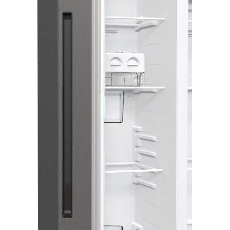 Gorenje NRR9185EAXL dviduris šaldytuvas-šaldiklis 550 L E Sidabras