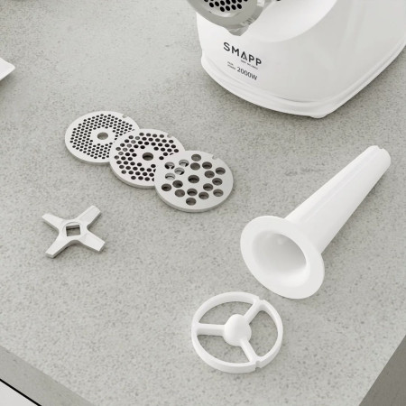 Smulkintuvas su smulkintuvu SMAPP 489.81 Baltas