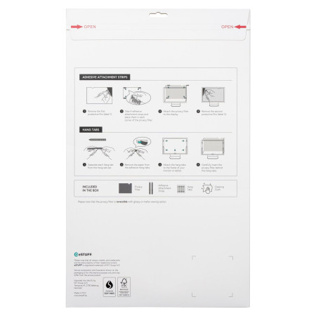 eSTUFF GLBB21477268 ekrano privatumo filtras 54,6 cm (21.5")