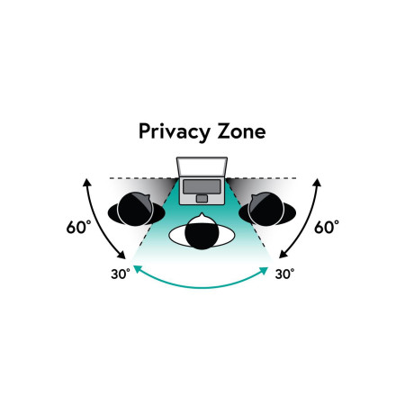 eSTUFF GLBB21477268 ekrano privatumo filtras 54,6 cm (21.5")