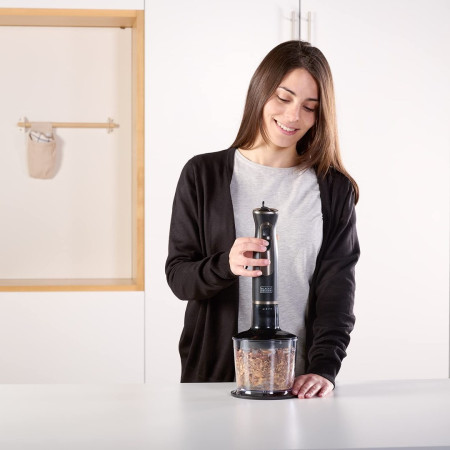 Rankinis maišytuvas Black+Decker BXHBA800E, 800 W, juodas