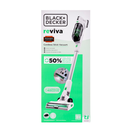 Black & Decker REVSV18D1 siurblys-šluota 2 viename