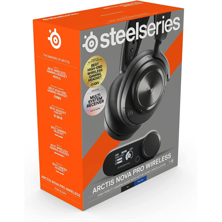SteelSeries Arctis Nova Pro Wireless Belaidės Žaidimų Ausinės - Juodos