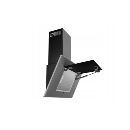 AKPO WK-4 NERO 2.0 60 pilkas/juodas stiklas linijinis LED gaubtas