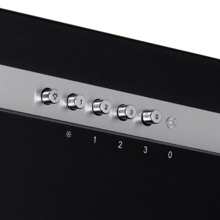 AKPO WK-4 NERO LINE 2.0 50 BLACK T300 LED linijinis gaubtas/aktuatorius