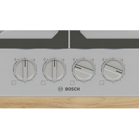 BOSCH Serie 6 PCH6A5I90 dujinė viryklė, nerūdijančio plieno