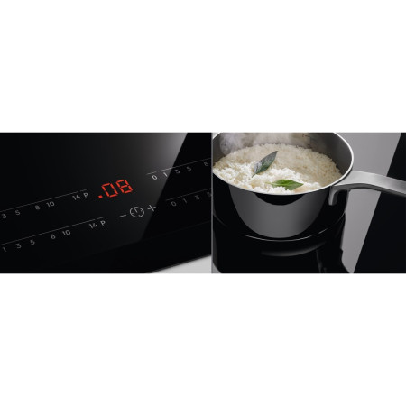 Electrolux EIV734 juoda įmontuota 68 cm indukcinė viryklė