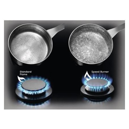 Electrolux EGS6426SX Nerūdijančiojo plieno Įmontuota Dujinė Viryklė