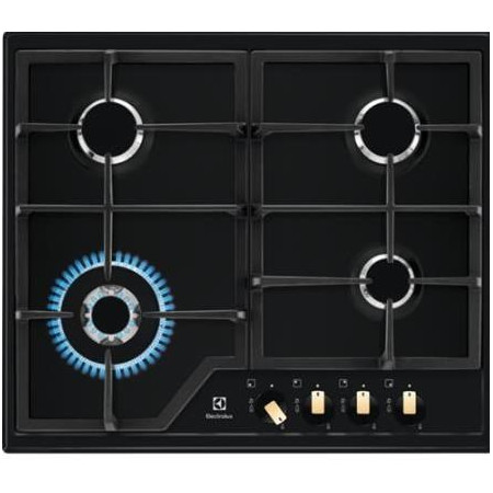 Electrolux EGS6436RK Juoda Įmontuota Dujinė Viryklė
