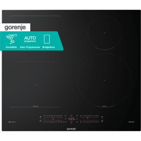 Gorenje GI6432BCWF Juoda Įmontuojama 60 cm Indukcinė Viryklė