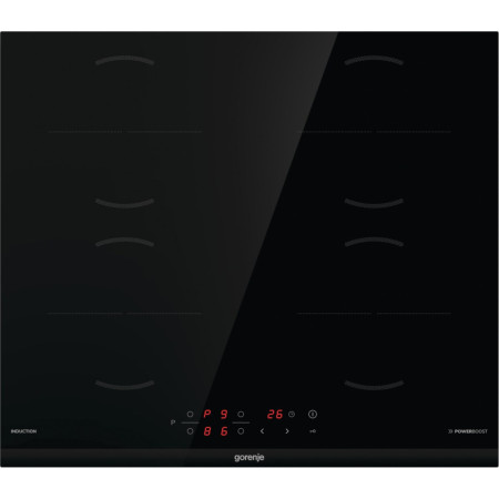 Gorenje GI6401BCE Juoda Įmontuojama 59.5 cm Indukcinė Viryklė