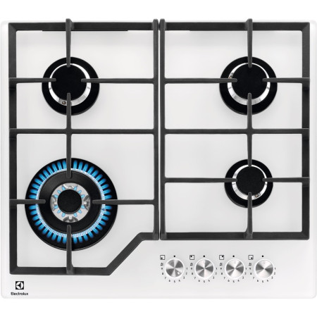 Electrolux KGG64362W Balta Įmontuota Dujinė Viryklė 60 cm