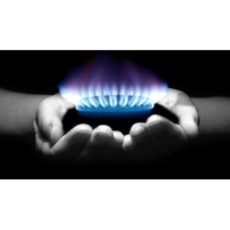 MPM 45-GMH-16 juoda įmontuojama 45 cm dujinė viryklė