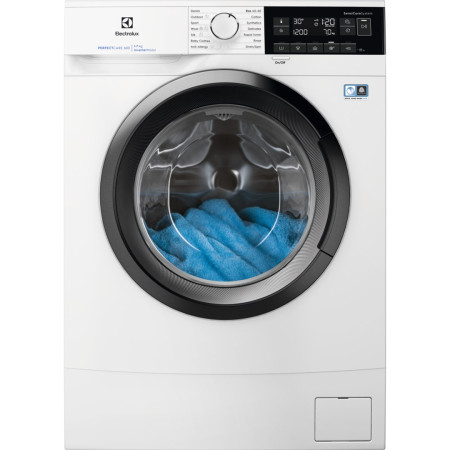 Electrolux EW6SN347SP Pakraunama per priekį Skalbyklė 7 kg 1400 RPM Balta