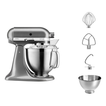 KitchenAid ARTISAN 5KSM185PS Pastatomas plaktuvas Sidabras