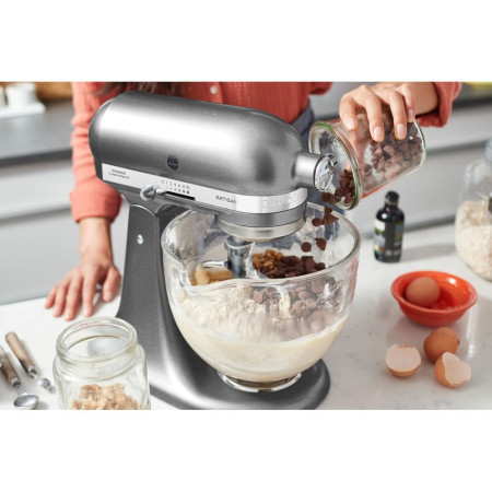 KitchenAid ARTISAN 5KSM185PS Pastatomas plaktuvas Sidabras
