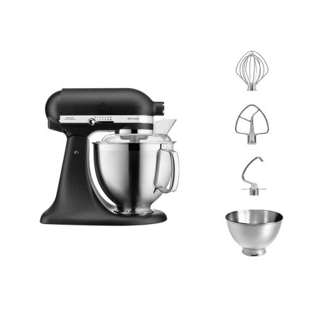 KitchenAid ARTISAN 5KSM185PS virtuvinis kombainas 300 W 4,8 L Juoda