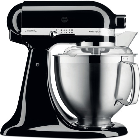 KitchenAid Artisan 5KSM185PS virtuvinis kombainas 300 W 4,8 L Juoda